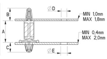 PCB Abstandshalter [100-0]