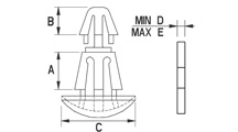 PCB Abstandshalter [100-33]