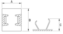 Klemme aluminium [144]