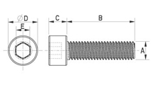 Zylilinderschraube PEEK® [183]