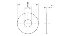 Unterlegscheibe  Metall DIN 9023 [347-m]